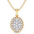 14K 0.33CT Diamond Pendant - Johnny Dang & Co