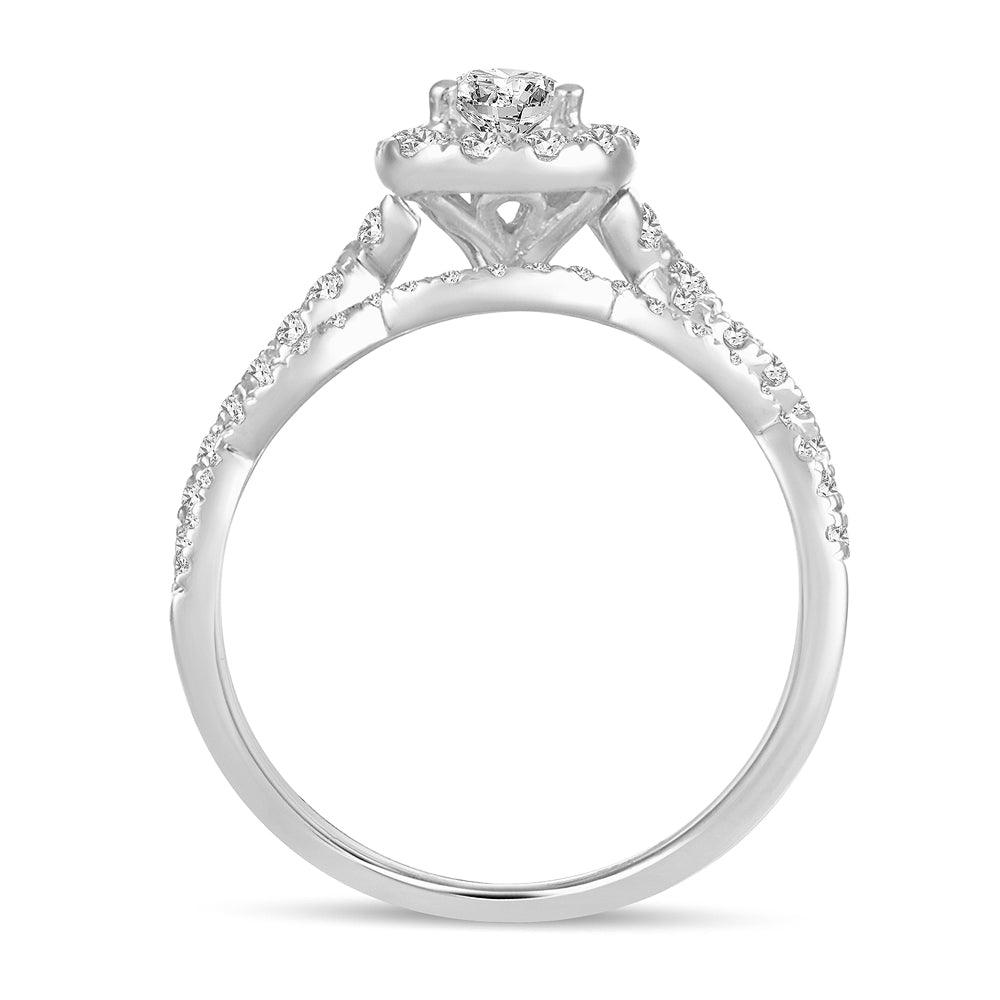 14K 1.00CT DIAMOND BRIDALRING - Johnny Dang & Co