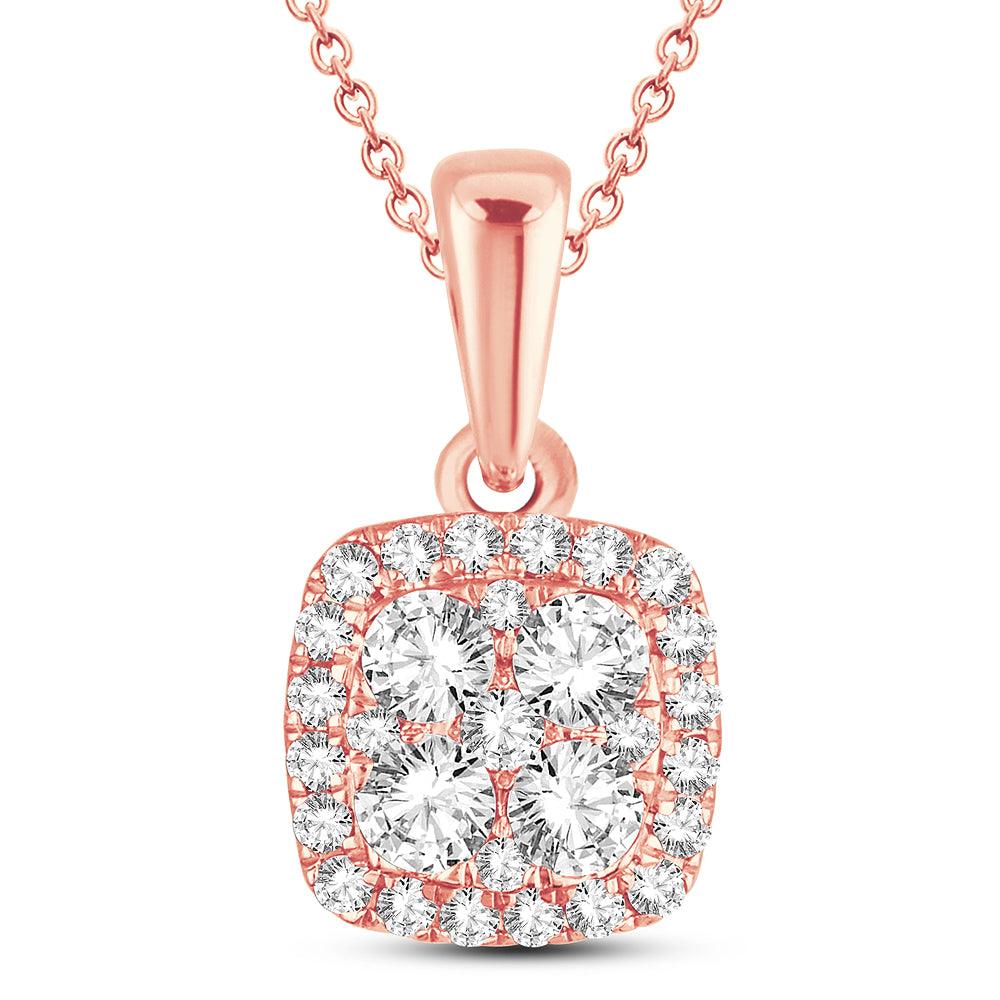 14k 0.50ct Diamond Pendant - Johnny Dang & Co