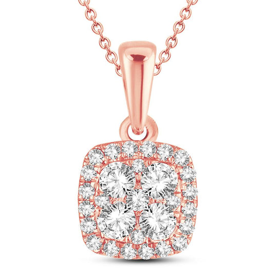 14k 0.50ct Diamond Pendant - Johnny Dang & Co