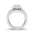 14K 1.00ct Diamond Bridal Ring - Johnny Dang & Co