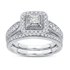 14K 0.75CT DIAMOND BRIDAL RING - Johnny Dang & Co