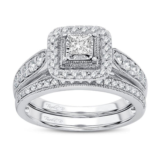 14K 0.75CT DIAMOND BRIDAL RING - Johnny Dang & Co