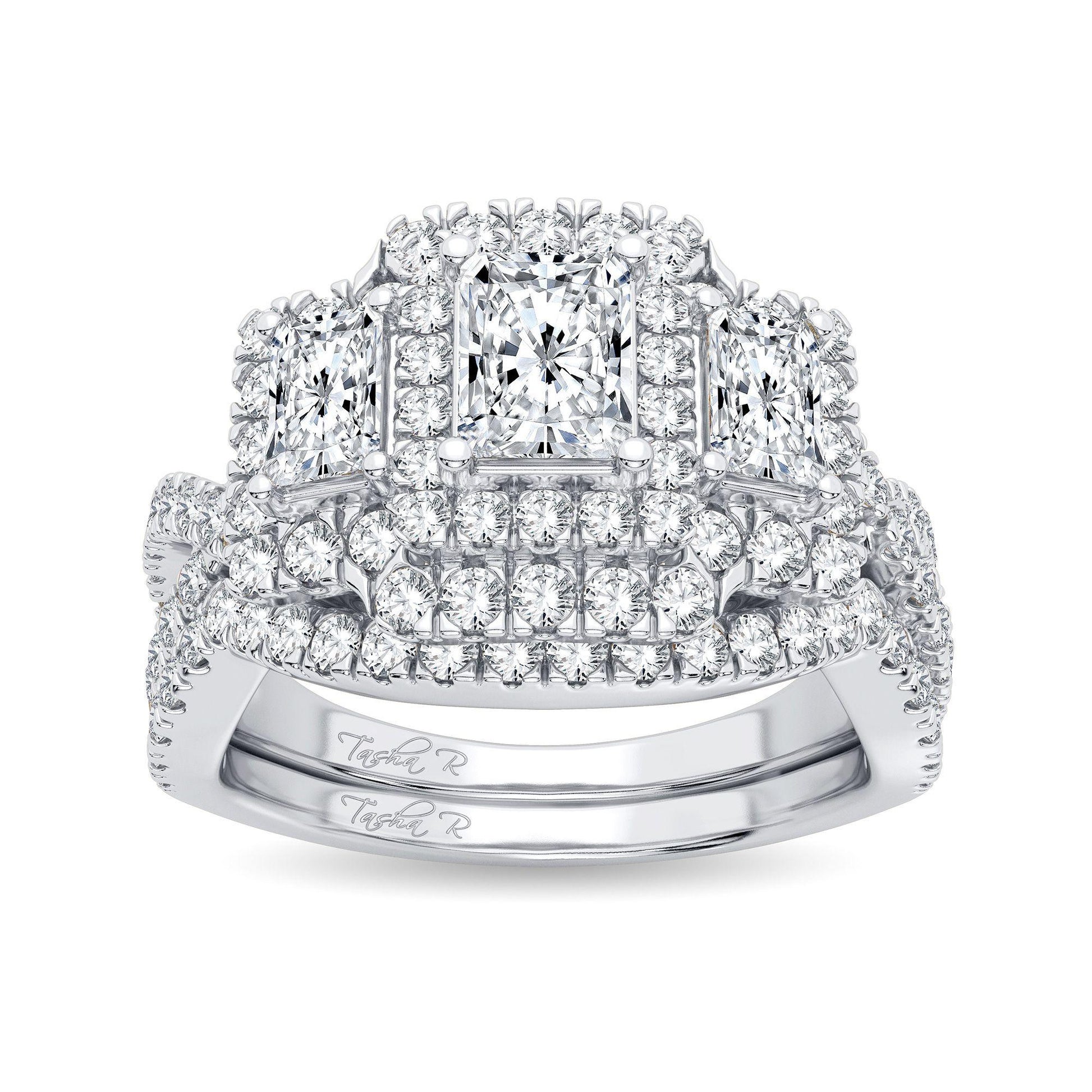 14K 2.00CT Diamond Bridal Ring - Johnny Dang & Co
