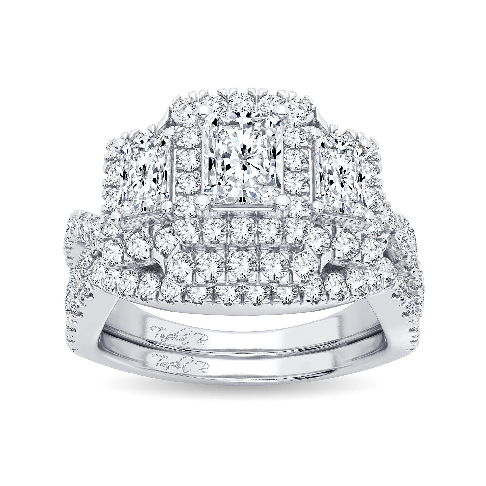 14K 2.00CT Diamond Bridal Ring - Johnny Dang & Co