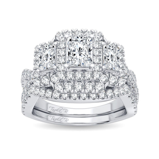14K 2.00CT Diamond Bridal Ring - Johnny Dang & Co
