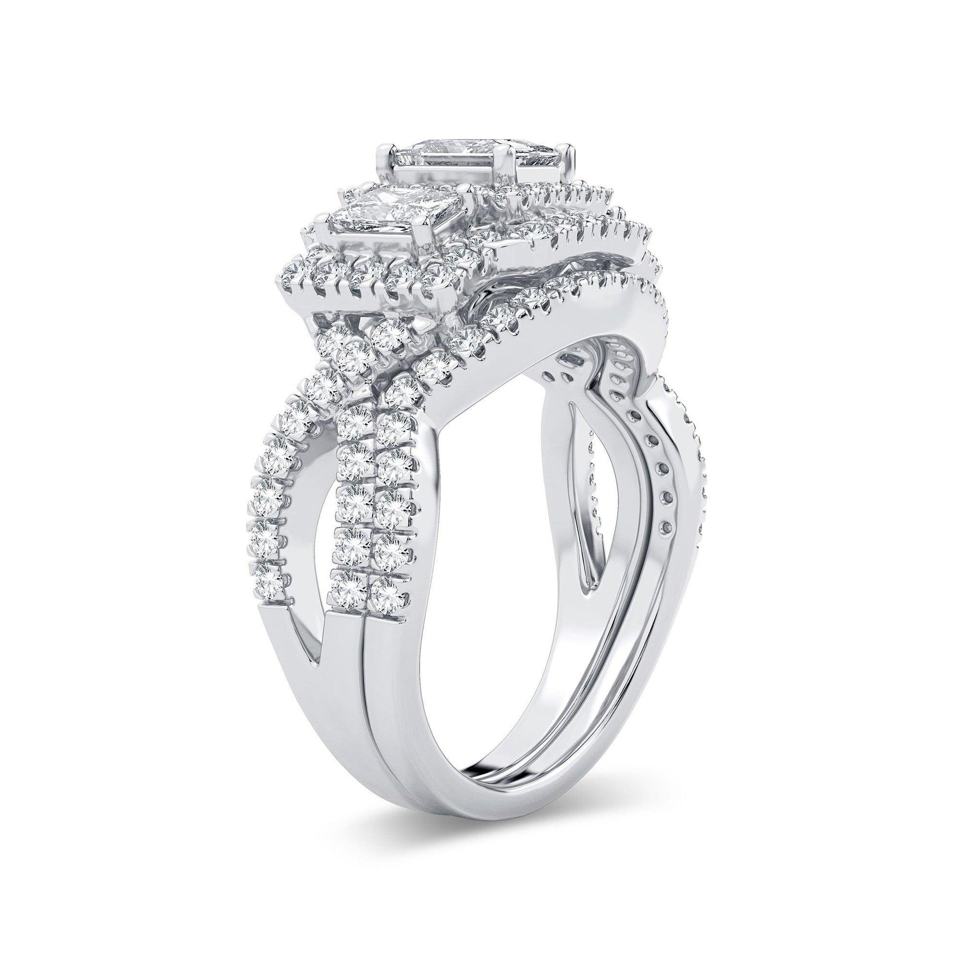 14K 2.00CT Diamond Bridal Ring - Johnny Dang & Co