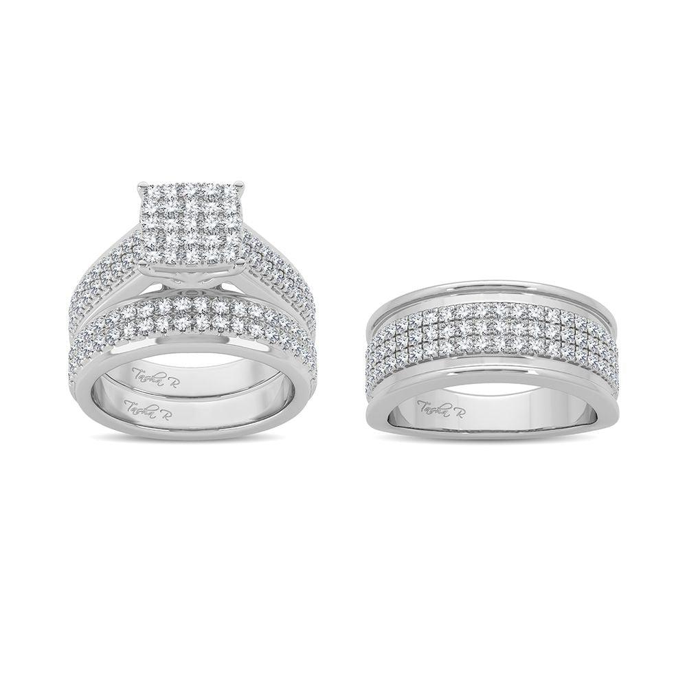 14K 2.00CT Diamond Trio Set - Johnny Dang & Co