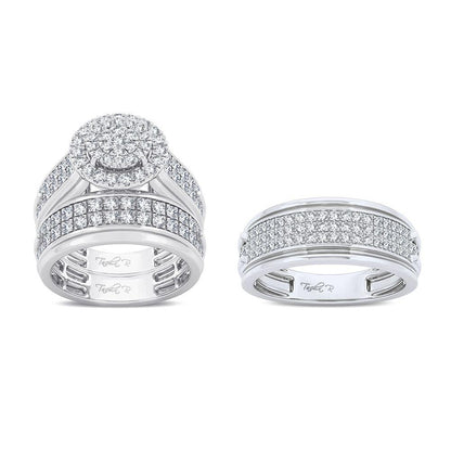 14K 2.10ct Diamond Trio Set - Johnny Dang & Co