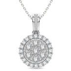 14K 1.00CT Diamond Pendant - Johnny Dang & Co