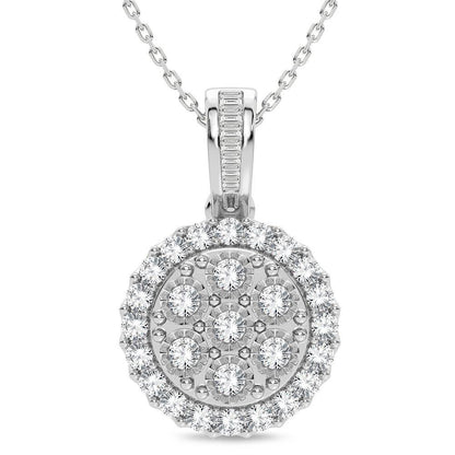 14K 1.00CT Diamond Pendant - Johnny Dang & Co