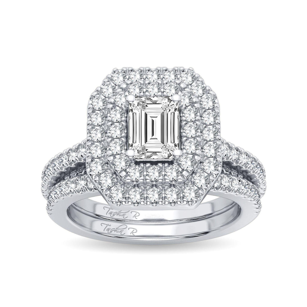 14K 1.50CT Diamond Bridal Ring - Johnny Dang & Co