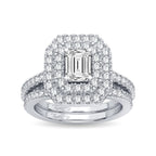 14K 1.50CT Diamond Bridal Ring - Johnny Dang & Co