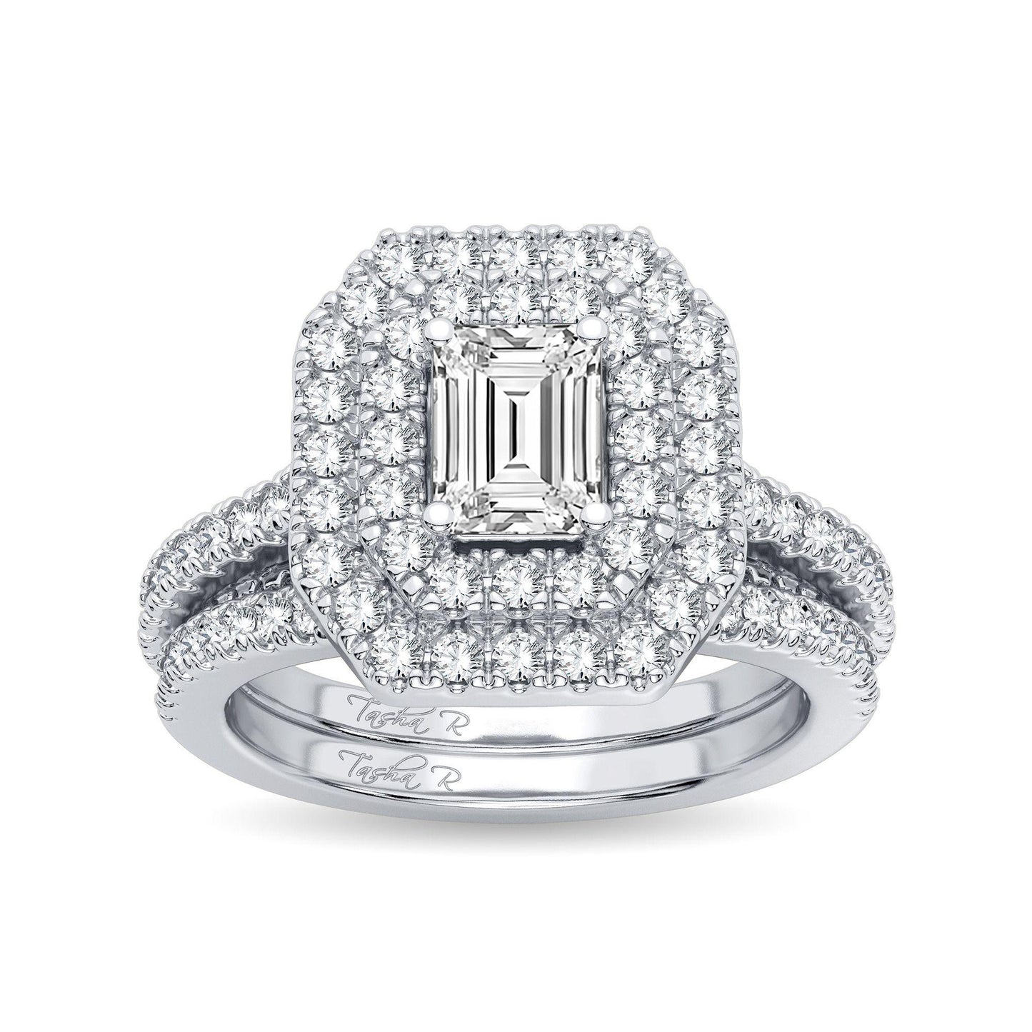 14K 1.50CT Diamond Bridal Ring - Johnny Dang & Co