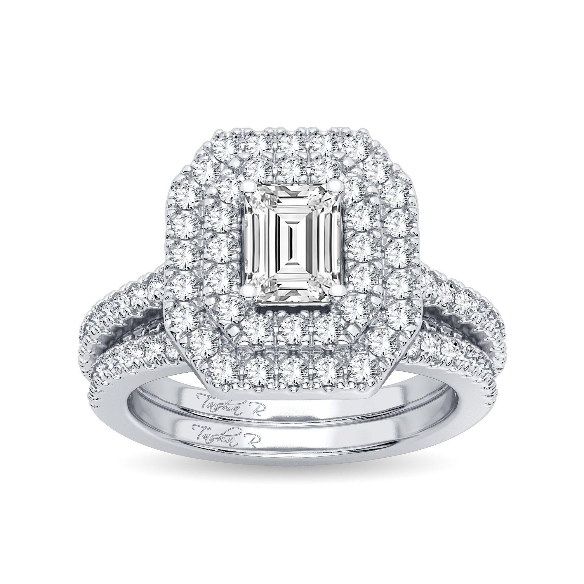 14K 1.50CT Diamond Bridal Ring - Johnny Dang & Co