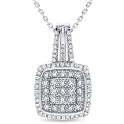14K 0.20CT Diamond Pendant - Johnny Dang & Co