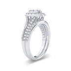 14K 1.00CT Diamond Bridal Ring - Johnny Dang & Co
