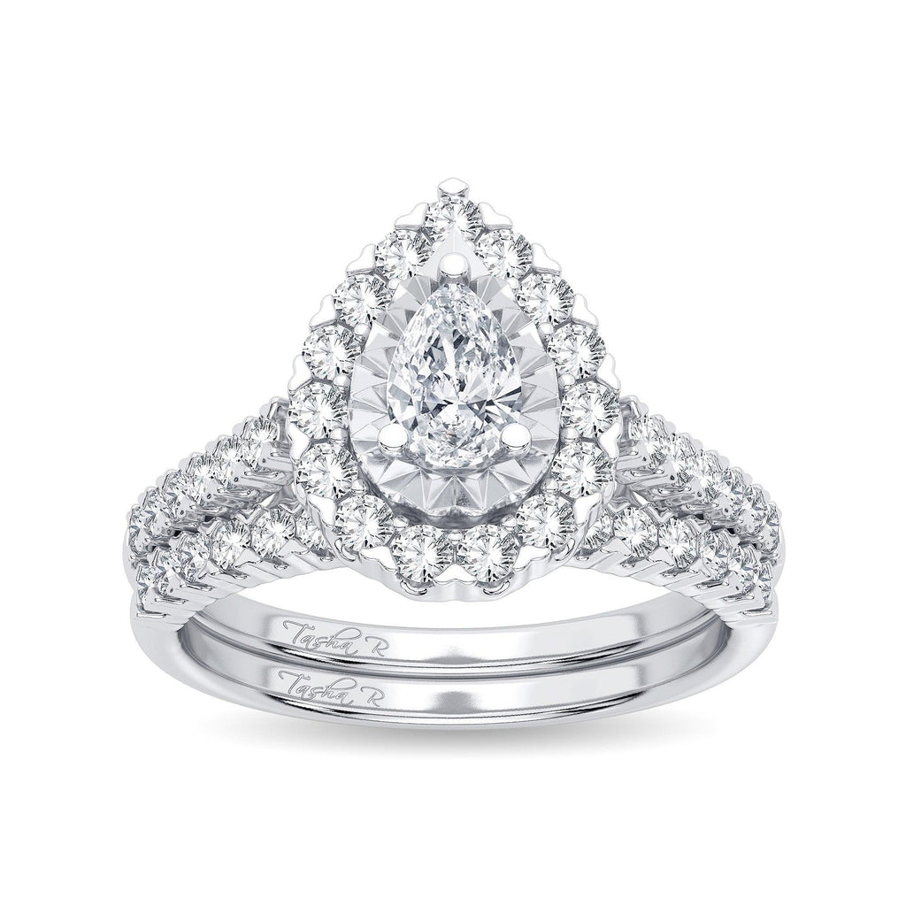 14K 1.05CT Diamond Bridal Ring - Johnny Dang & Co