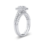 14K 1.05CT Diamond Bridal Ring - Johnny Dang & Co