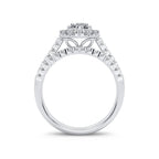 14K 1.05CT Diamond Bridal Ring - Johnny Dang & Co