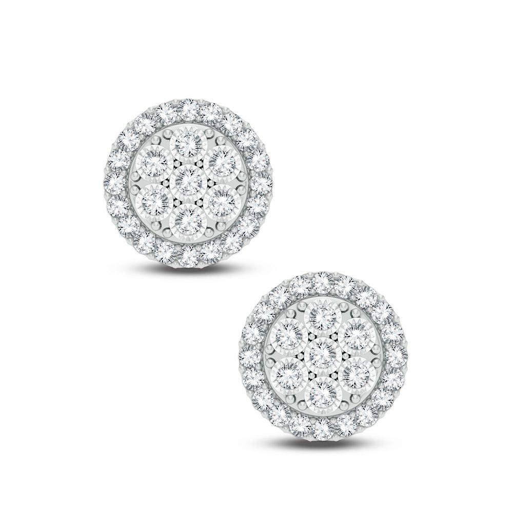 14K 1.00CT DIAMOND EARRING - Johnny Dang & Co