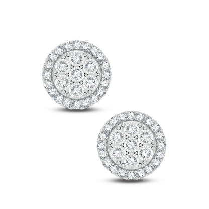 14K 1.00CT DIAMOND EARRING - Johnny Dang & Co