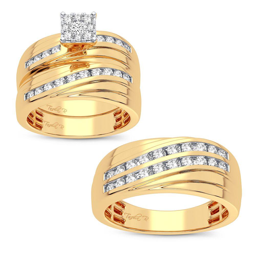 14K 1.13CT DIAMOND TRIO SET - Johnny Dang & Co
