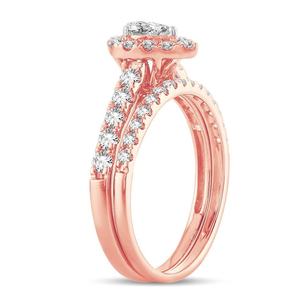 14K 1.00CT Diamond BRIDAL RING - Johnny Dang & Co