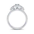 14K 1.00CT Diamond Bridal Ring - Johnny Dang & Co