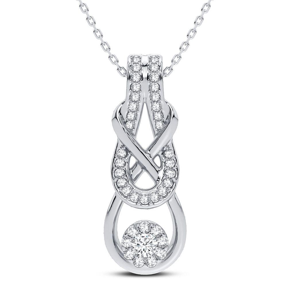 14K 0.33CT DIAMOND PENDANT - Johnny Dang & Co