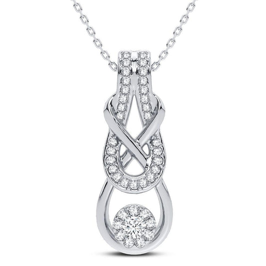 14K 0.33CT DIAMOND PENDANT - Johnny Dang & Co