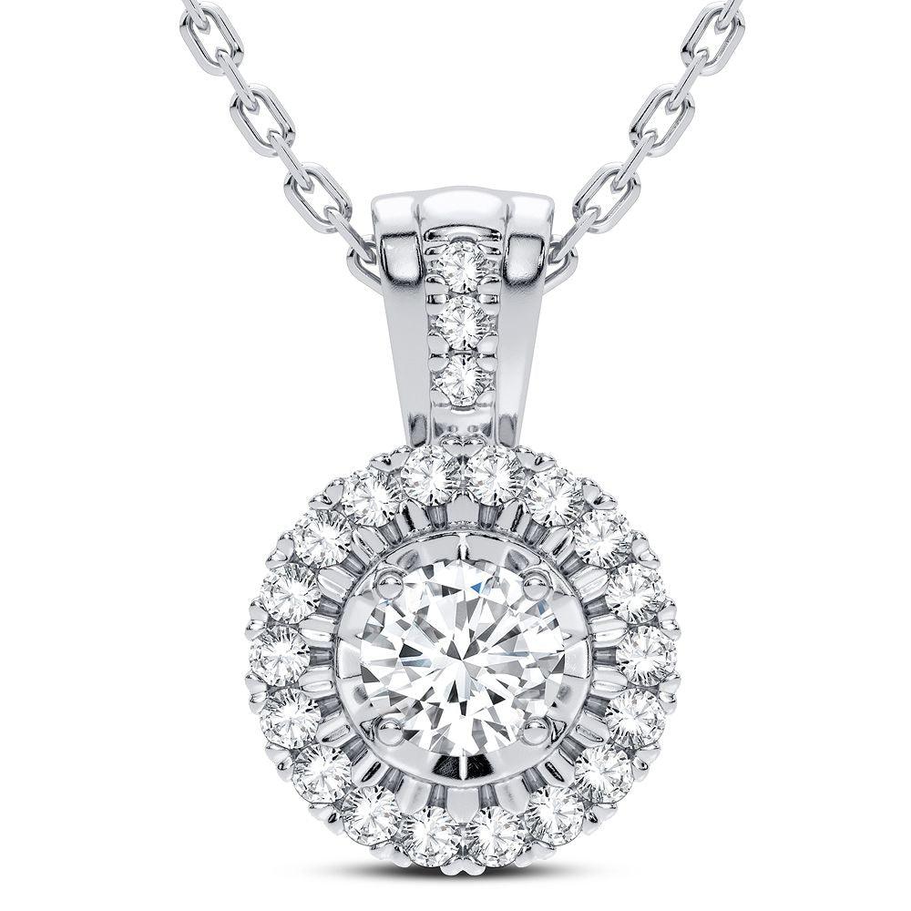 14K 0.18CT DIAMOND PENDANT - Johnny Dang & Co
