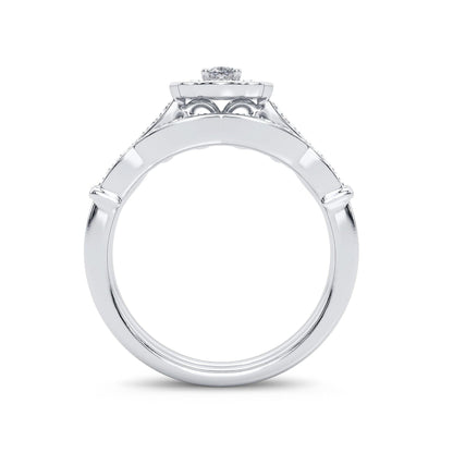 14k 0.50ct Diamond Bridal Ring - Johnny Dang & Co