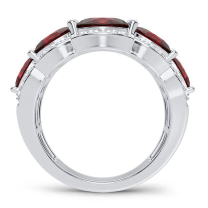 14K 0.33CT Diamond Ruby Ring - Johnny Dang & Co