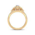 14K 1.00CT Diamond Bridal Ring - Johnny Dang & Co