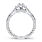 14K 0.60CT Diamond Bridal Ring - Johnny Dang & Co