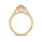 14K 1.00CT Diamond Bridal Ring - Johnny Dang & Co
