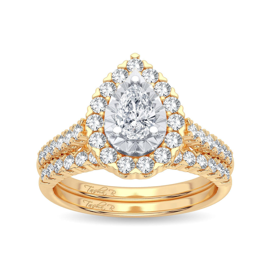 14K 1.05CT Diamond Bridal Ring - Johnny Dang & Co