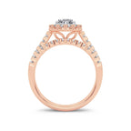 14K 1.00CT Diamond Bridal Ring - Johnny Dang & Co