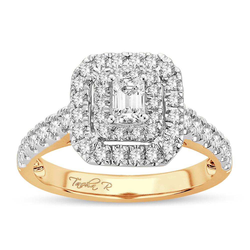 14k 1.00ct Engagement Ring - Johnny Dang & Co