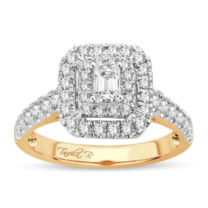 14k 1.00ct Engagement Ring - Johnny Dang & Co