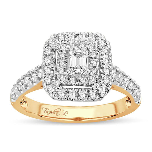 14k 1.00ct Engagement Ring - Johnny Dang & Co