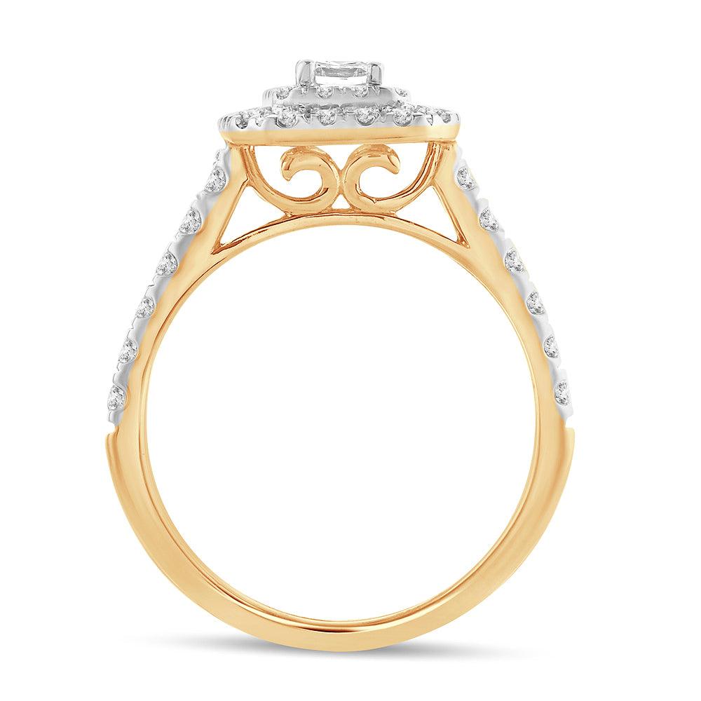 14k 1.00ct Engagement Ring - Johnny Dang & Co