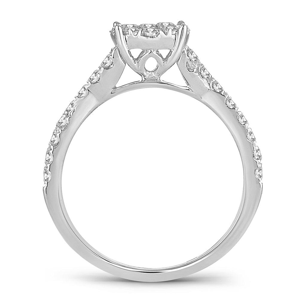 14K 1.00CT Diamond ring - Johnny Dang & Co