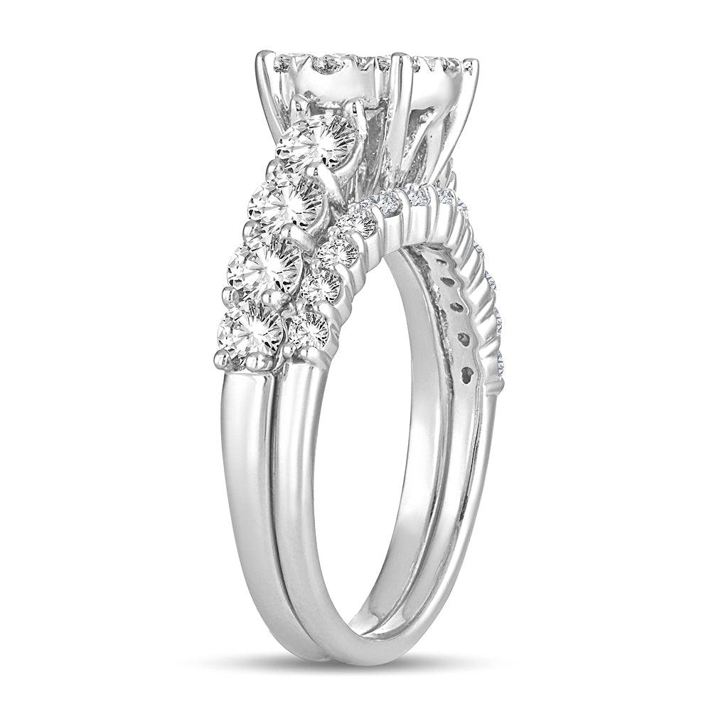 14K 2.00CT Diamond bridal set - Johnny Dang & Co