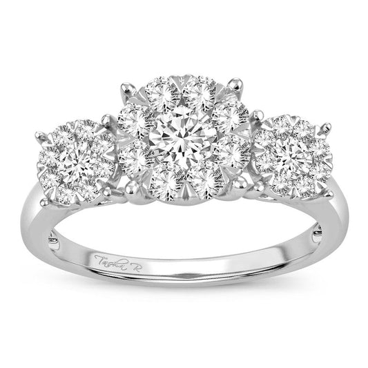 14K 1.01CT Diamond ring - Johnny Dang & Co