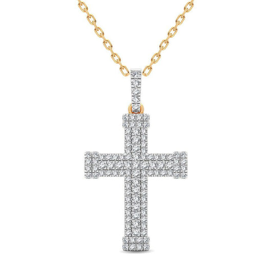 14K 1.00CT Diamond Pendant - Johnny Dang & Co