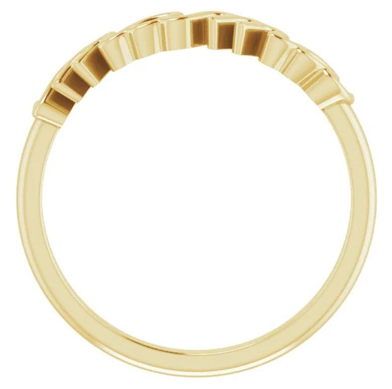JDTKSP-57739- 14K Mama Ring - Johnny Dang & Co