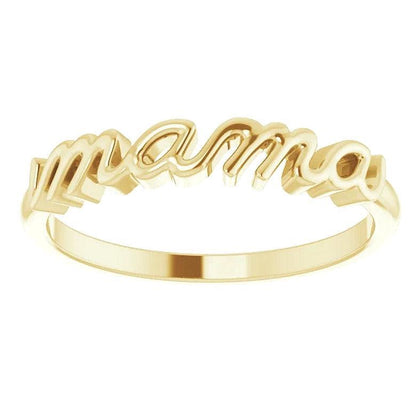 JDTKSP-57739- 14K Mama Ring - Johnny Dang & Co