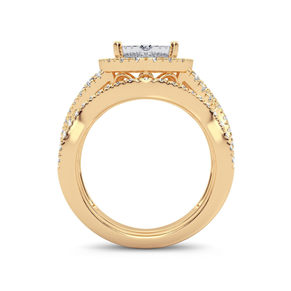 14K 1.50CT Diamond Bridal Ring - Johnny Dang & Co